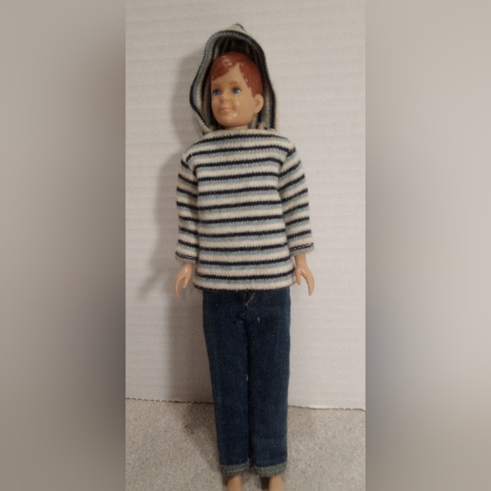 Vintage Mattel Skipper Boyfriend Ricky Doll 1963 .